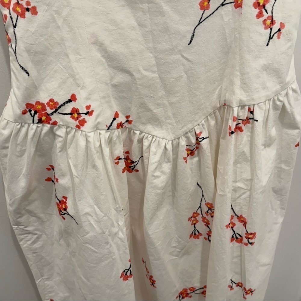 NWT Naya Rea Milana Drop Waist Midi Dress Women’s Size 8 Designer - Picture 10 of 16